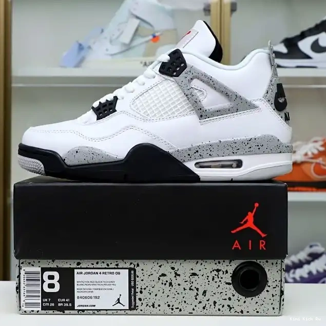 Retro Cement Air Jordan 4 White Kimikick 0414